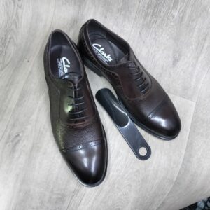 Midnight Executive Cap-Toe Oxfords