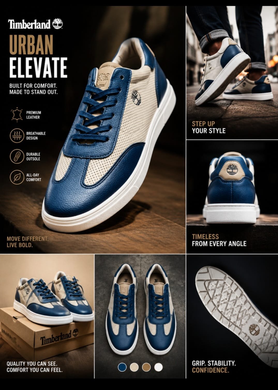 Urban Luxe leather Casuals - Image 3