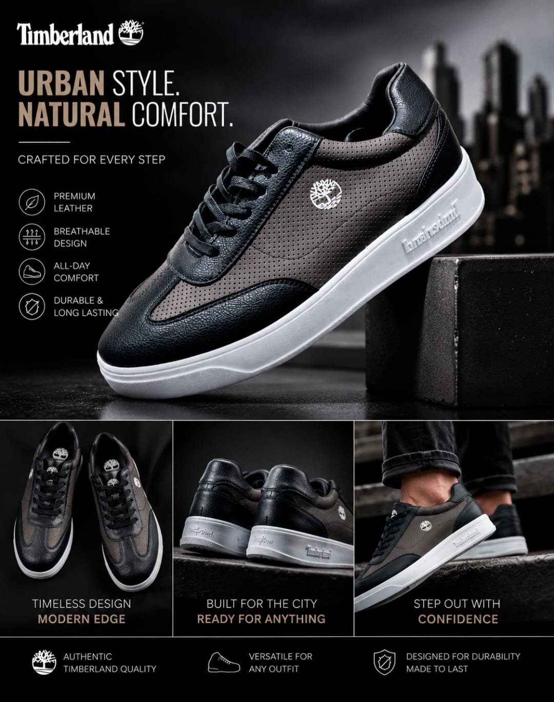 Urban Luxe leather Casuals - Image 2