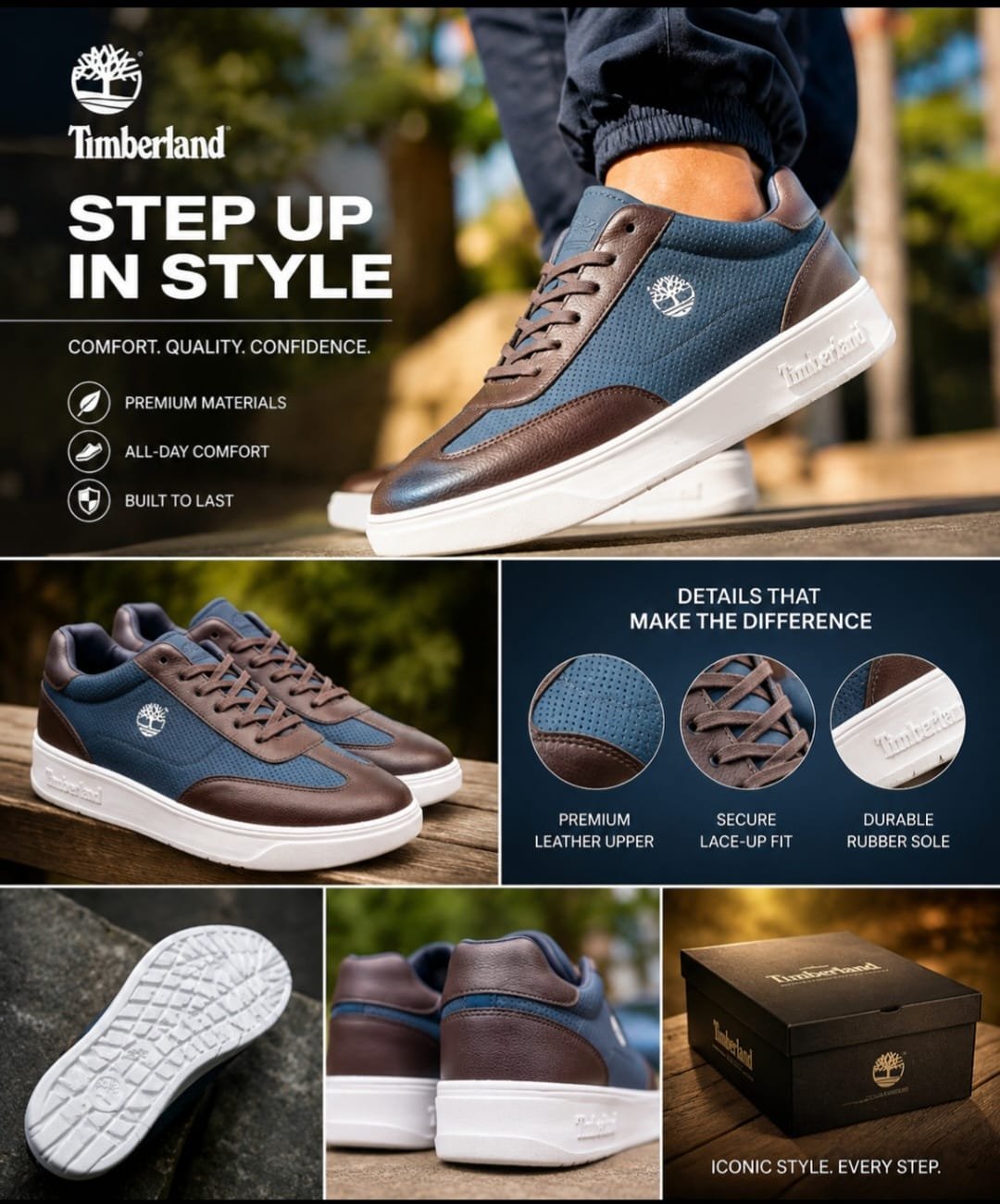Urban Luxe leather Casuals - Image 4