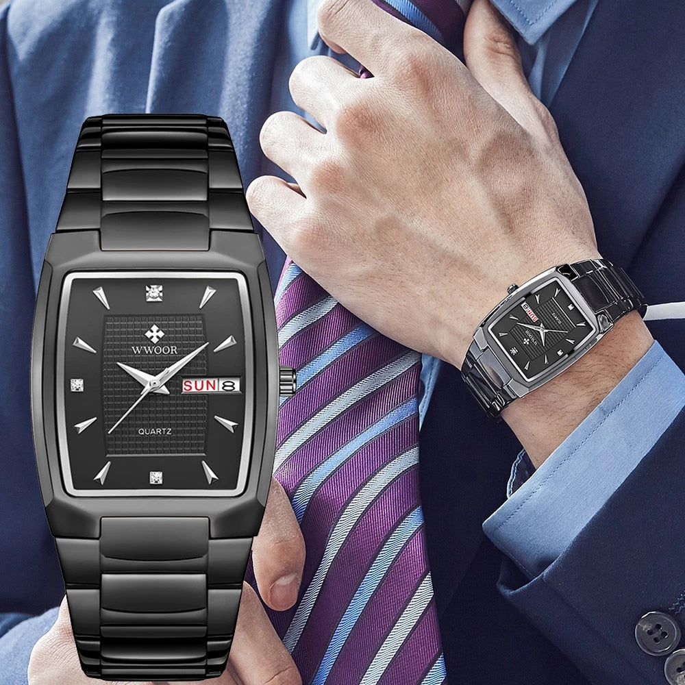 Men quartz day and date